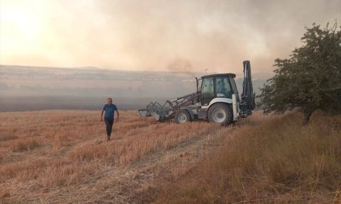 Kırklareli'nde Tarım Arazisinde Yangın: 250 Dekar Zarar