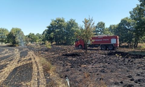Konya'da Arpa Ekili Alanda Yangın Kontrol Altına Alındı