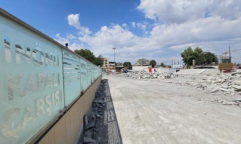 Malatya İnönü Kapalı Çarşısı Yenileniyor