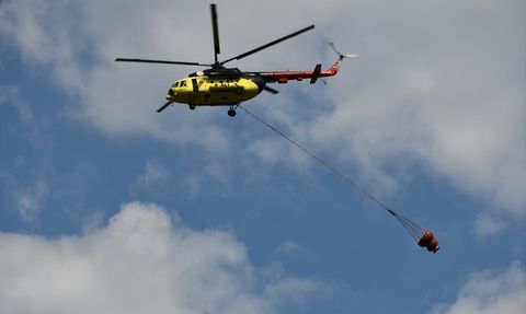 Manisa'da Orman Yangınına Müdahale