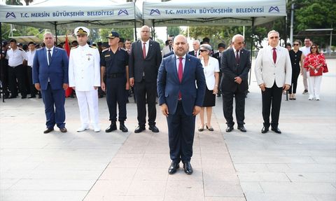 Mersin'de Kıbrıs Barış Harekatı'nın 51. Yıl Dönümü Töreni