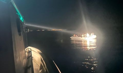 Muğla'da Düzensiz Göçmen Kurtarma Operasyonu