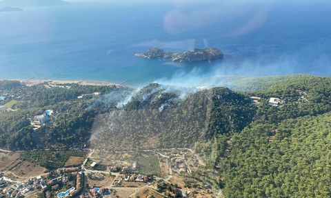 Muğla'da Orman Yangınına Müdahale
