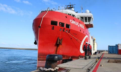 Oruç Reis Sismik Araştırma Gemisi Filyos Limanı'na Ulaştı