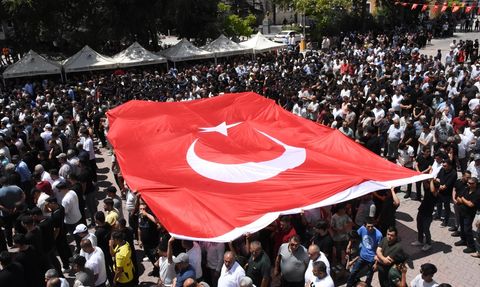 Şehit Piyade Sözleşmeli Er Özkan Özkanlı Aksaray'da Uğurlandı