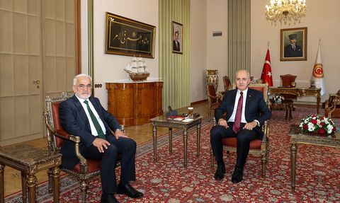 TBMM Başkanı Numan Kurtulmuş HÜDA PAR Heyetini Ağırladı