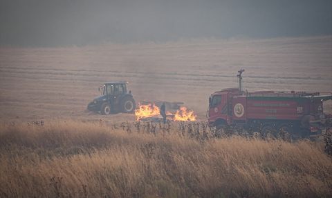 Tekirdağ'daki Orman Yangını Çanakkale'ye Sıçradı