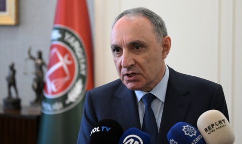 Yargıtay Başsavcısı Şentürk, Azerbaycan Başsavcısı Aliyev'i Kabul Etti