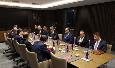 Adalet Bakanı Yılmaz Tunç ve Cumhurbaşkanlığı İletişim Başkanı Burhanettin Duran Toplandı