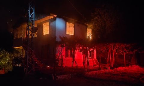 Adana'da Tutuklu Çiftin Evinde Yangın Çıktı