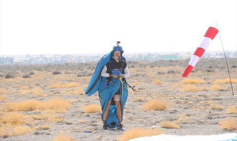 Aksaray'da Yamaç Paraşütü Dünya Kupası Heyecanı