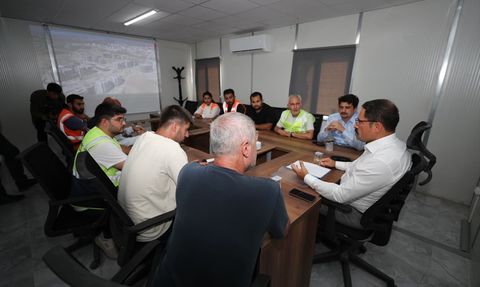 Antakya'da Afet Konutları ve İşyeri İnşaatları Devam Ediyor