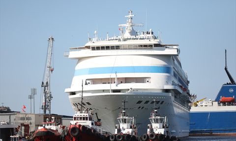 Astoria Grande Kruvaziyeri Samsun Limanı'na Ulaştı