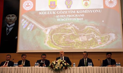 Aydın'da Kolluk Gözetim Toplantısı Yapıldı