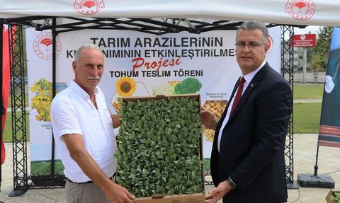 Bafra Ovası'na 347 Bin Sebze Fidesi Dağıtıldı