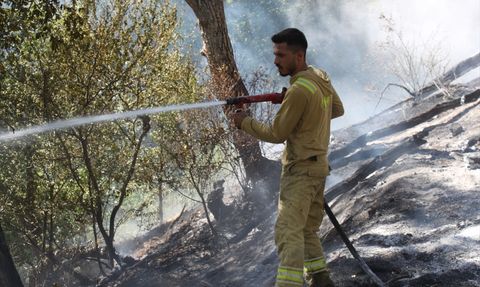 Bitlis Hizan'da Yangın Kontrol Altına Alındı
