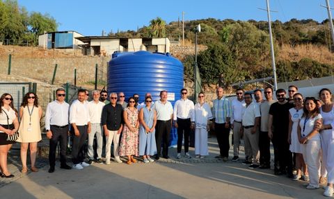 Bodrum'da Yenilikçi Yüzer Deniz Suyu Arıtma Platformu Hizmete Girdi