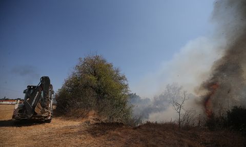 Çanakkale'deki Arazide Yangın Kontrol Altında