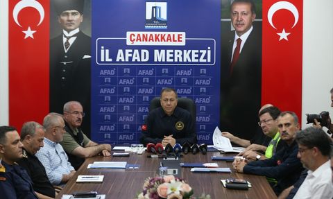 Çanakkale'deki Orman Yangını ile İlgili Açıklamalar