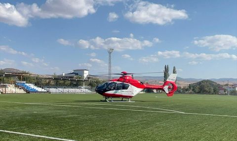 Çankırı'da Balya Makinesine Kaptıran Kadın İçin Ambulans Helikopter Havalandı