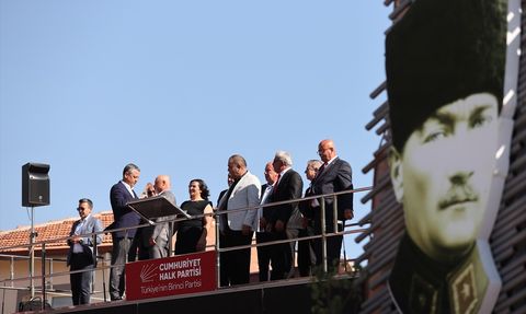 CHP Genel Başkanı Özgür Özel, Bahadın'da Partililere Seslendi