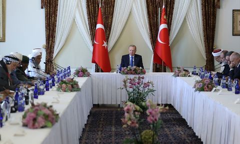 Cumhurbaşkanı Erdoğan, İslam Alimleriyle Gazze Konferansında Buluştu