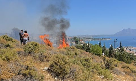 Datça'da Yangın Kontrol Altına Alındı