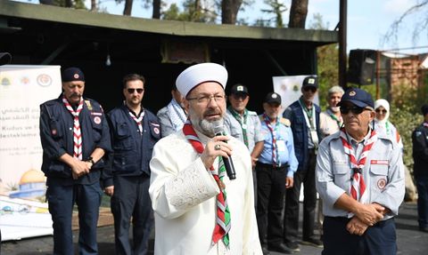Diyanet İşleri Başkanı Erbaş'tan Kudüs ve Filistin Mesajı