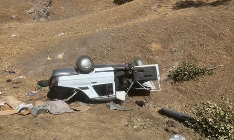 Diyarbakır'da Otomobil Devrildi: 8 Yaralı