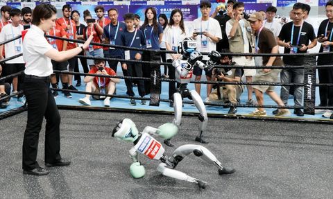 Dünya İnsansı Robot Oyunları Çin'de Sonlandı