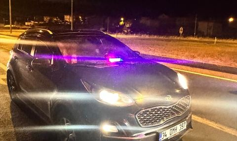 Edirne'de Usulsüz Çakar Kullanan Sürücüye Rekor Ceza