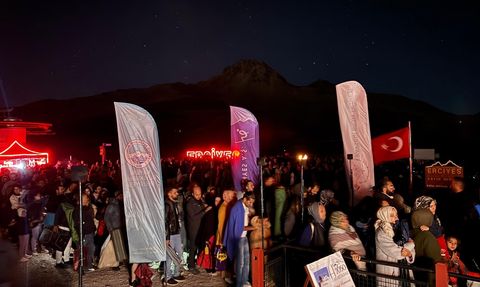 Erciyes'te Perseid Meteor Yağmuru Heyecanı