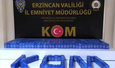 Erzincan'da Kaçakçılık Operasyonu: 2 Zanlı Gözaltında