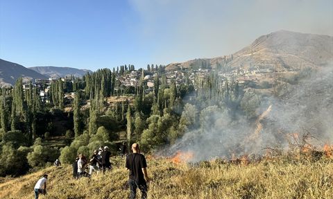 Erzurum'da Yangın Kontrol Altına Alındı