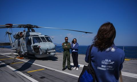 Gençlerin TCG Anadolu Gemisiyle Gururlu Yolculuğu