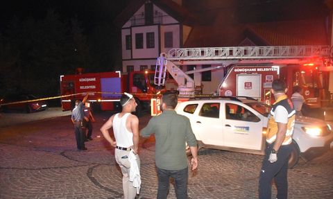 Gümüşhane'deki Butik Otelde Yangın Kontrol Altına Alındı