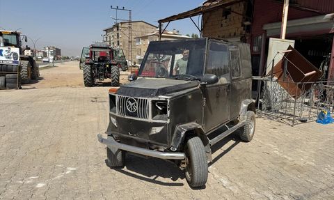 Hakkari'den Yerel Başarı: Genç Lastik Tamircisi Kendi Arazi Araçını Üretti