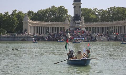 İspanya'da Filistin'e Destek Eylemleri