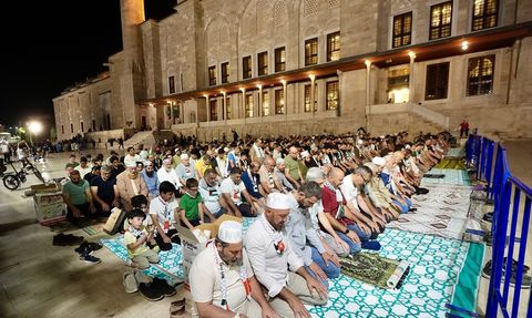 İstanbul'da Filistin İçin Dua Etme Etkinliği