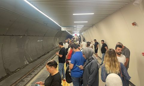 İstanbul'da M3 Bakırköy-Kayaşehir Metro Hattı'nda Teknik Arıza