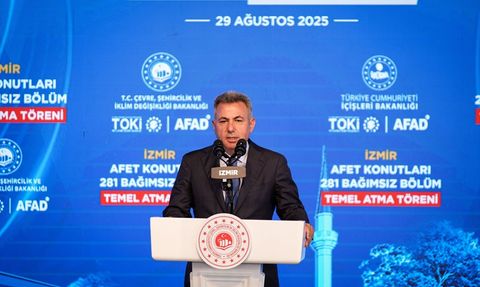 İzmir'de Afet Konutları Temel Atma Töreni Gerçekleşti