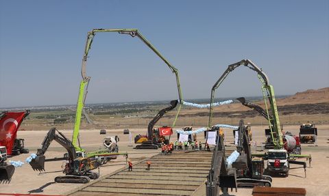 Kars-Iğdır Demiryolu Hattı Temel Atma Töreni