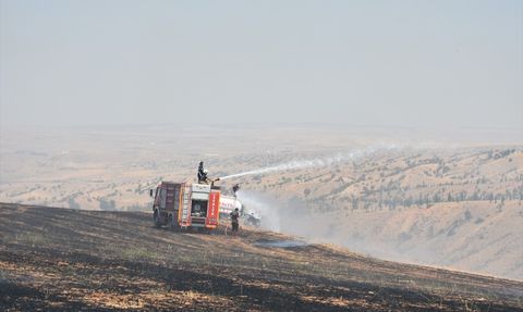 Kırıkkale'de Tarlada Yangın: İtfaiye Ekipleri Hızla Müdahale Etti