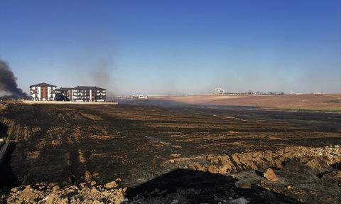 Kırklareli Lüleburgaz'daki Anız Yangını Kontrol Altına Alındı