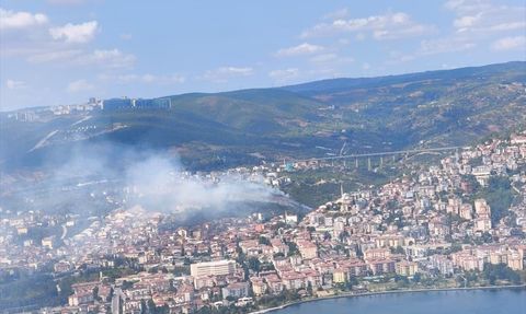 Kocaeli'de Ağaçlık Alanda Yangın Kontrol Altına Alındı