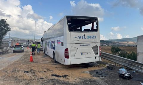 Kuzey Marmara Otoyolu'nda Yolcu Otobüsü Kazası