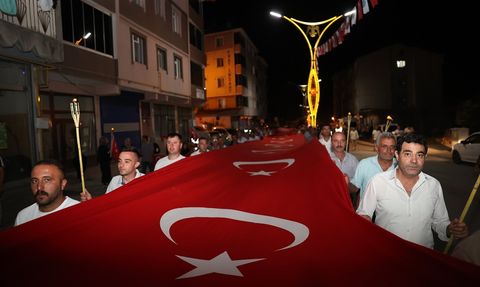 Malazgirt'te Fener Alayı Coşkusu