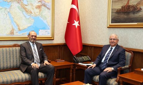 Milli Savunma Bakanı Güler, Lübnan Büyükelçisi Moallem'i Ağırladı