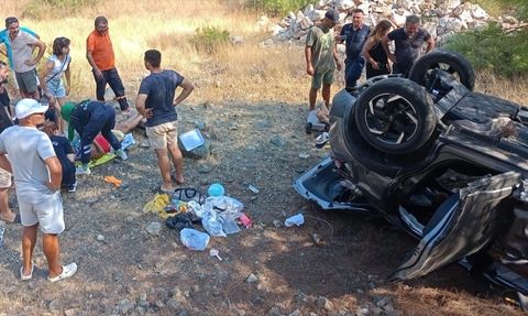 Muğla'da İki Araç Kaza Yaptı: 5 Yaralı