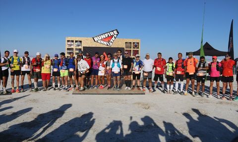 Runfire Salt Lake Ultra Trail Maratonu Tuz Gölü'nde başladı